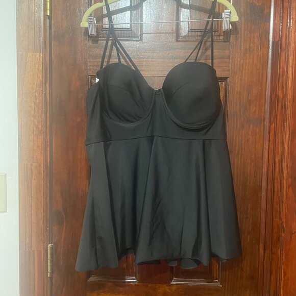 Shein Other - Torrid Black Swim Top and Swim Skirt 4XL